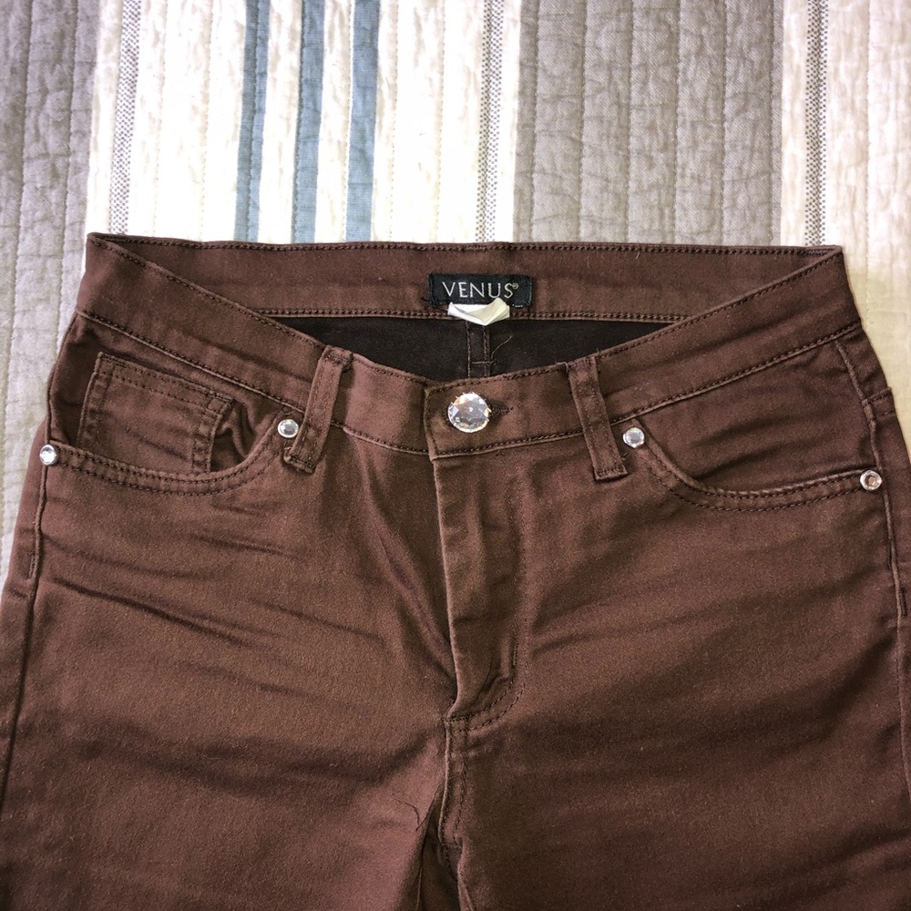 Venus Brown Skinny Jeans